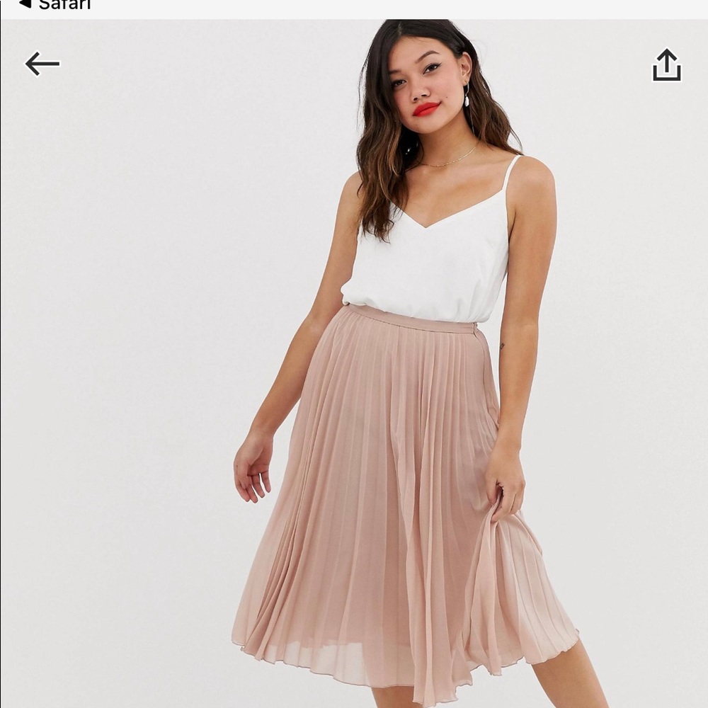 Pink Petite ASOS skirt SO CUTE